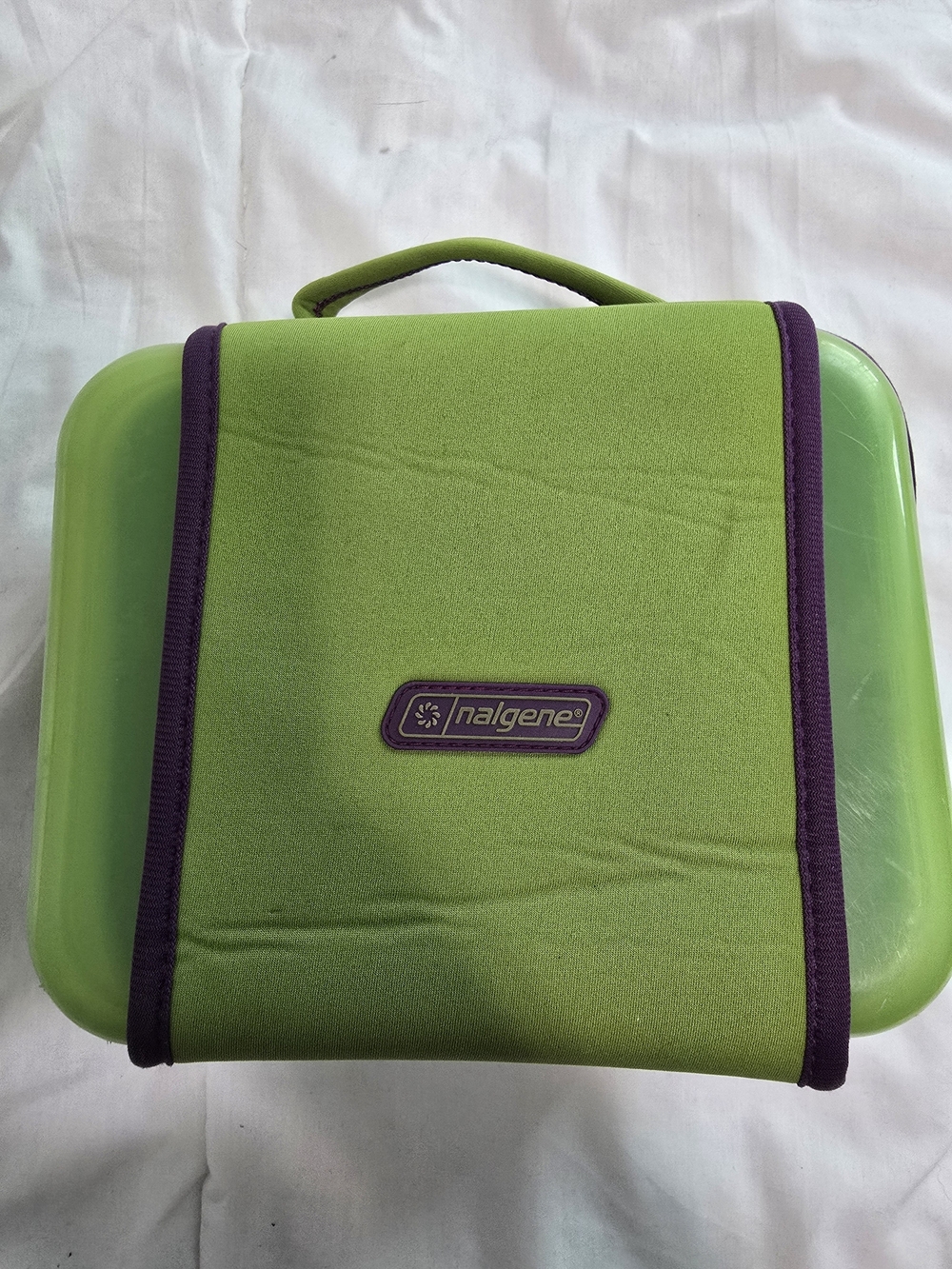 Nalgene Green & Purple Lunch Box/ Container